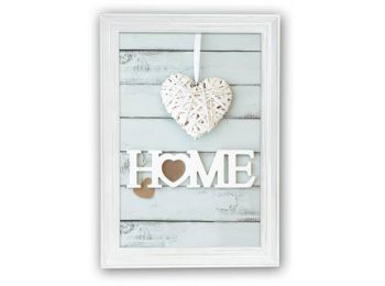 Képkeret, 10x15 cm, Vintage fehér (DKV01)