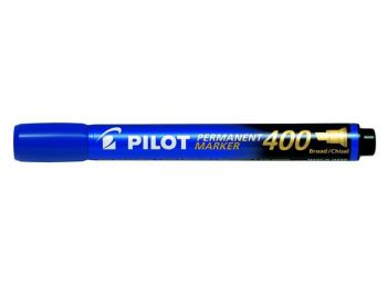 Alkoholos marker, 1,5-4 mm, vágott, PILOT Permanent Marker 400, kék (PPM400K)
