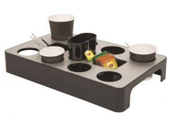 Pohártartó, alumínium, Coffee break, ALBA (KALTRAY)