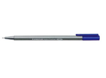 Tűfilc, 0,3 mm, STAEDTLER Triplus, kék (TS3343)