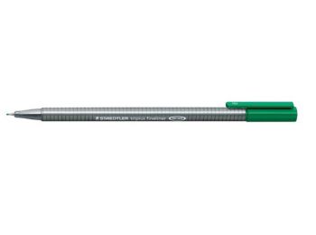 Tűfilc, 0,3 mm, STAEDTLER Triplus, zöld (TS3345)