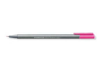 Tűfilc, 0,3 mm, STAEDTLER Triplus, neon rózsaszín (TS334221)