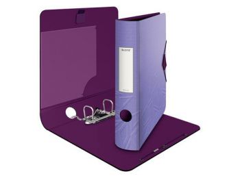 Iratrendező, 65 mm, A4, PP, LEITZ Active Urban Chic, lila (