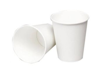 Papír pohár, 2,4 dl, fehér (KHMU133H)