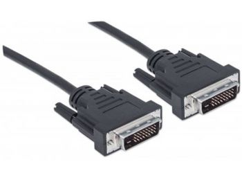 DVI-DVI Dual Link monitor kábel, 1,8 m, MANHATTAN (KMA328838)