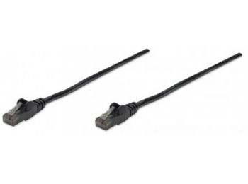 Hálózati kábel, UTP, Cat6, CCA, 3 m, INTELLINET, fekete (