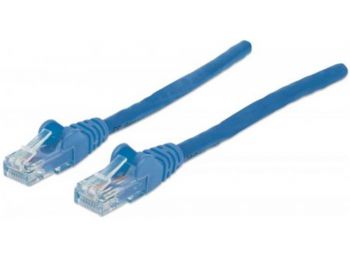 Hálózati kábel, UTP, Cat6, CCA, 0,5 m, INTELLINET, kék (KMA342568)