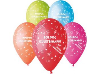 Léggömb, 30 cm, Boldog Születésnapot (PT11BSZ10)