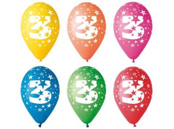 Léggömb, 26 cm, számos, 3 (PT11PR3)