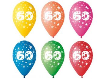 Léggömb, 26 cm, számos, 60 (PT11PR60)