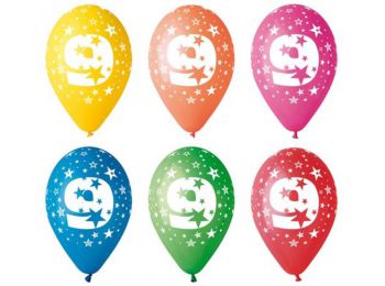 Léggömb, 26 cm, számos, 9 (PT11PR9)