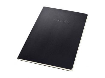 Füzet, exkluzív, A4, kockás, 60 lap, keményfedeles, SIGEL Conceptum, fekete (SICO800)