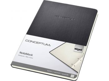 Füzet, exkluzív, A5, kockás, 60 lap, keményfedeles, SIGE