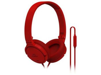 Fejhallgató, vezetékes, beépített mikrofonnal, 3,5 mm ja