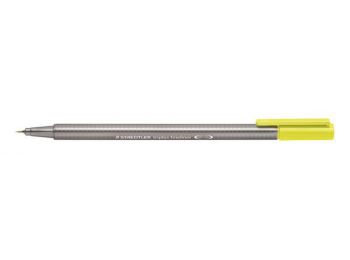 Tűfilc, 0,3 mm, STAEDTLER Triplus, világos sárga (TS33410