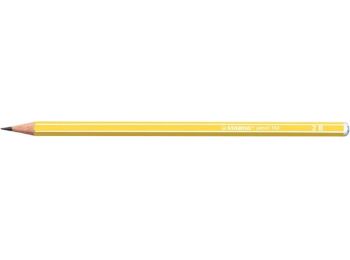 Grafitceruza, 2B, hatszögletű, STABILO Pencil 160, sárga 