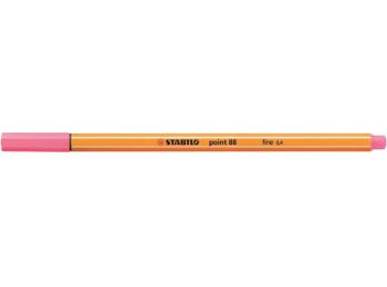 Tűfilc, 0,4 mm, STABILO Point 88, világos rózsaszín (TST8829)