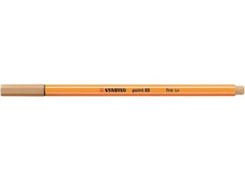 Tűfilc, 0,4 mm, STABILO Point 88, világos okker (TST8888)