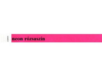 Karszalag, 3/4, tyvek, neon rózsaszín (TYV016)