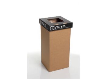 Szelektív hulladékgyűjtő, újrahasznosított, 20 l, RECO