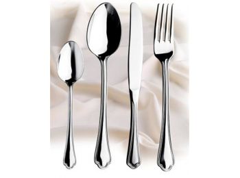 Evőeszköz szett, rozsdamentes acél, 24 db-os szett, Ranie