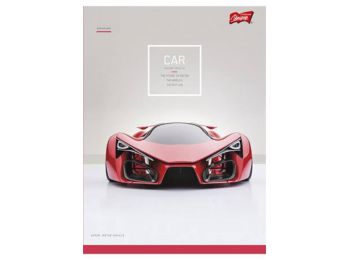 Füzet, tűzött, A5, kockás, 32 lap, UNIPAP Cars (UNC532K)