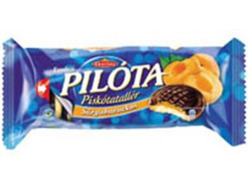 Piskótatallér, 147 g, GYŐRI Pilóta, barack (KHE013)