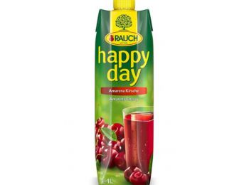 Gyümölcslé, 50 százalék , 1 l, RAUCH Happy day, amarena