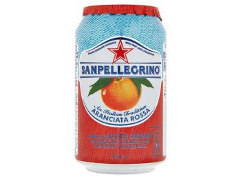Üdítőital, szénsavas, 0,33 l, SAN PELLEGRINO, vérnaranc