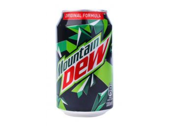 Üdítőital, szénsavas, 0,33 l, dobozos, MOUNTAIN DEW (KHI276)