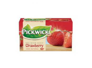 Fekete tea, 20x1,5 g, PICKWICK, eper (KHK015)