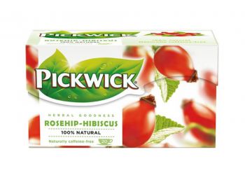 Herba tea, 20x2,5 g, PICKWICK, csipkebogyó hibiszkusszal (K