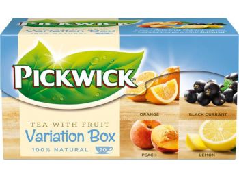 Fekete tea, 20x1,5 g, PICKWICK Variációk II,narancs, fekete ribizli, őszibarack, citrom (KHK051)