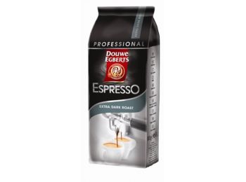Kávé, pörkölt, szemes, sötét pörkölésű, 1000 g,  DOUWE EGBERTS Espresso (KHK104)