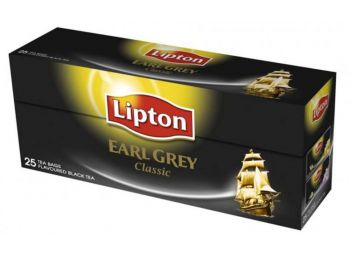 Fekete tea, 25x1,5 g, LIPTON Earl grey (KHK302)