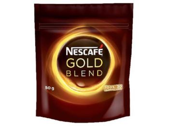 Instant kávé, 50 g, utántöltő, NESCAFÉ Gold (KHK310)