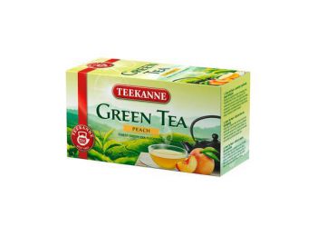Zöld tea, 20x1,75 g, TEEKANNE, barack (KHK316)