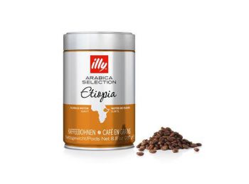Kávé, pörkölt, szemes, 250 g, ILLY Etiopia” (KHK455)