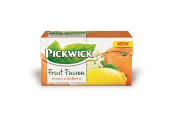 Gyümölcstea, 20x2 g, PICKWICK Fruit Fusion, citrus-bodza (