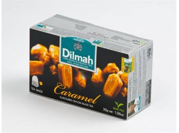 Fekete tea, 20x1,5g, DILMAH, caramel (KHK519)