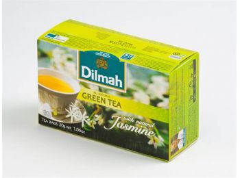 Zöld tea, 20x1,5g, DILMAH, jázmin (KHK522)