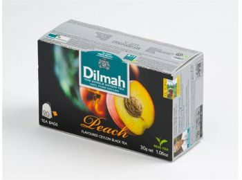 Fekete tea, 20x1,5g, DILMAH, barack (KHK523)