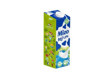 Tartós tej, visszazárható dobozban, 1,5 százalék , 1 l,