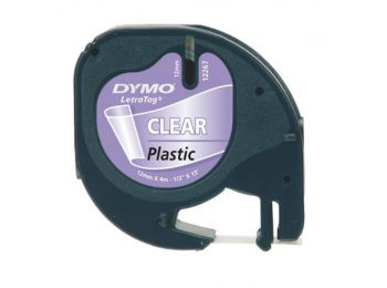 Feliratozógép szalag, 12 mm x 4 m, DYMO Letratag, víztisz