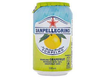 Üdítőital, szénsavas, 0,33 l, SAN PELLEGRINO, grapefruit