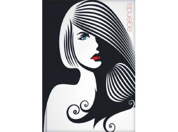 Naptár, tervező, A5, heti, DAYLINER, Colors, fashion (NCA5