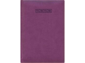 Naptár, tervező, A5, napi, DAYLINER  Sherwood, lila (NSA5L