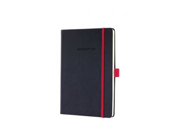 Jegyzetfüzet, exkluzív, A5, kockás, 97 lap, keményfedele