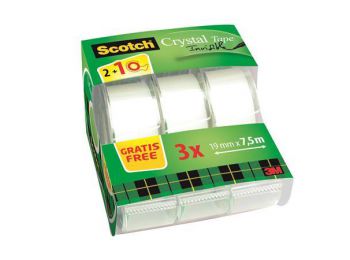 Ragasztószalag, adagolón, kézi, 19 mm x 7,5 m, 3M SCOTCH 