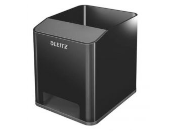 Írószertartó, kettős színhatású, LEITZ Duo, fekete (E